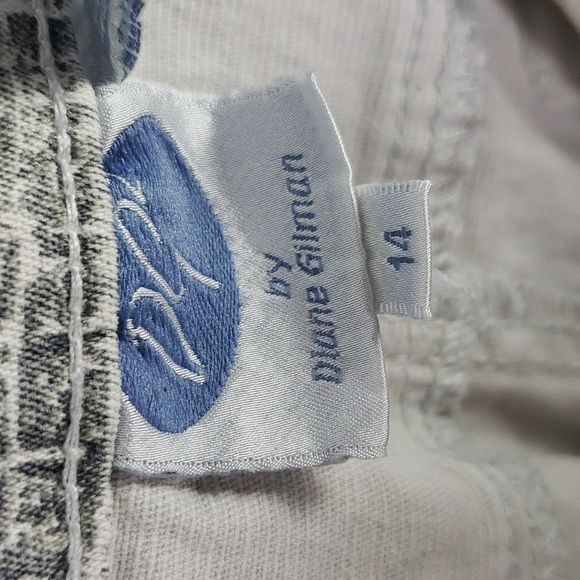 Diane Gilman DG2 Snake Skin Print Jeans Size 14 - Picture 5 of 8